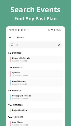 I-download ang Simple Calendar: Clean & Minimal – Mahusay na Scheduler - Screenshot 6