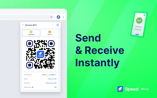 I-download ang Speed Bitcoin Lightning Wallet – Mabilis na Crypto - Screenshot 2