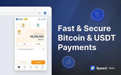 I-download ang Speed Bitcoin Lightning Wallet – Mabilis na Crypto - Screenshot 1