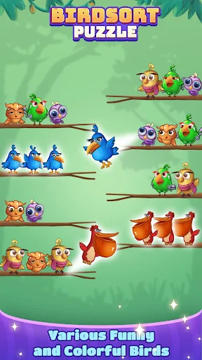 I-download ang Bird Sort: Color Puzzle Master – Larong Pambata - Screenshot 11