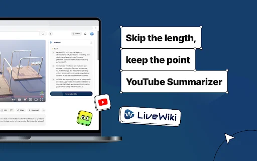 LiveWiki: YouTube Summarizer – Mabilis na Buod ng Video - Screenshot 1