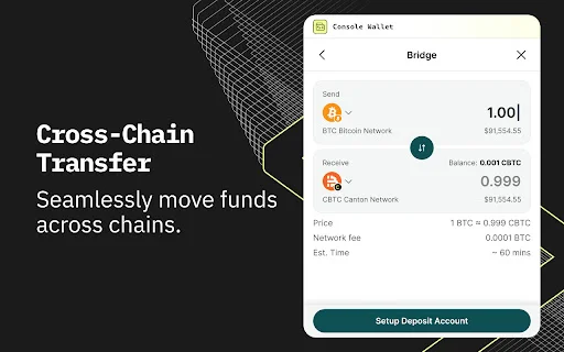 Console Wallet: Ligtas at Mabilis na Crypto Wallet para sa Canton - Screenshot 2