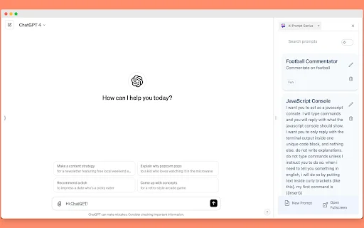 AI Prompt Genius: I-manage ang Iyong AI Prompts nang Libre - Screenshot 4