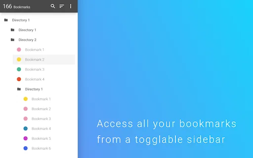 I-download ang Bookmark Sidebar – Ayusin ang Iyong Browser Bookmarks - Screenshot 1