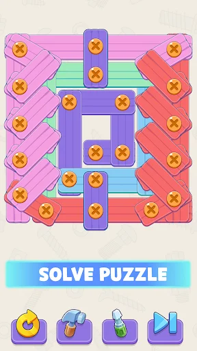 I-download ang Screw It Out: Wood Puzzle – Hamunin ang Iyong Utak - Screenshot 3