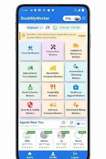 I-download ang Book My Worker – Humanap ng mga Skilled Worker Ngayon - Screenshot 4