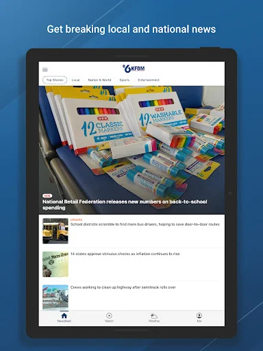 I-download ang KFDM News 6 – Lokal na Balita at Panahon - Screenshot 9