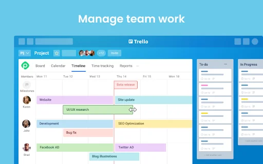 Planyway para sa Trello: Calendar, Timeline at Project Management - Screenshot 3