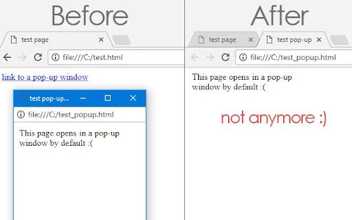 I-download ang Open Link in Same Tab – Iwasan ang Gulo sa Tabs - Screenshot 1