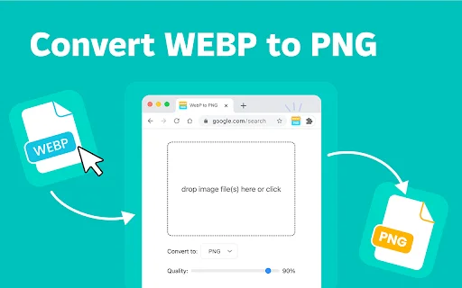 I-convert ang WebP to PNG nang Mabilis – Libreng Tool sa Chrome - Screenshot 1
