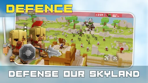 I-download ang Craft Warriors Frontier – Laro ng Estratehiya - Screenshot 5
