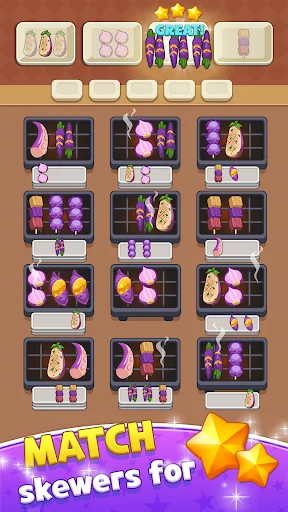 I-download ang Skewer Jam: Food Sort Puzzle – Masayang Laro Ngayon - Screenshot 2