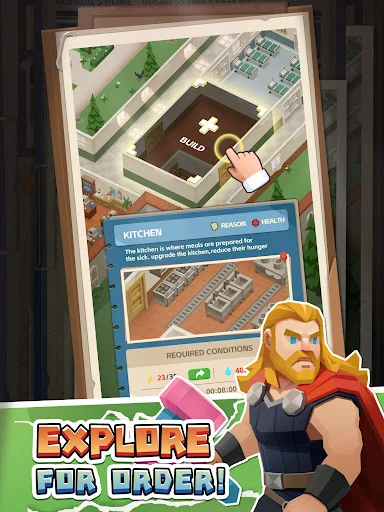 I-download ang IDLE MAD HOUSE TYCOON – Pamahalaan ang Baliw na Hospital - Screenshot 10