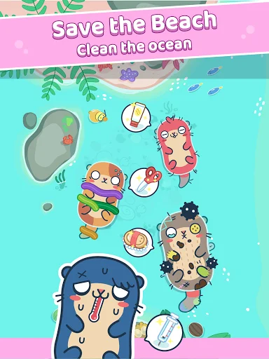 Otter Ocean – Treasure Hunt: Kolektahin ang Cute na Otters! - Screenshot 17