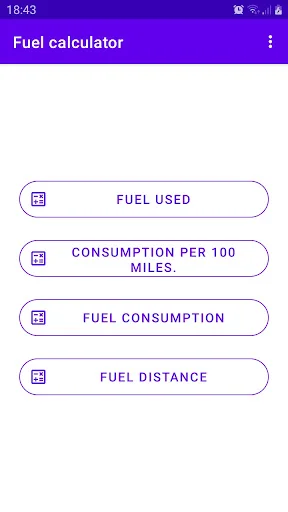 I-download ang Fuel Calculator App – Kalkulahin ang Distansya nang Libre - Screenshot 1