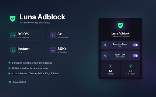 I-download ang Luna Adblock – Libreng Adblocker para sa YouTube - Screenshot 1
