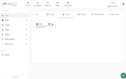 I-download ang InVID WeVerify: Maging Eksperto sa Fact-Checking - Screenshot 3